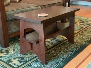 Custom Contemporary Arts & Crafts Coffee Table